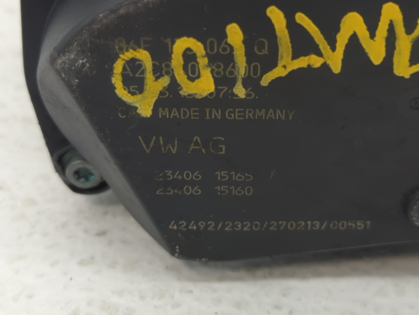 2010-2017 Audi Q5 Throttle Body P/N:06F 133 062 T 06F 133 062 Q Fits OEM Used Auto Parts - Oemusedautoparts1.com