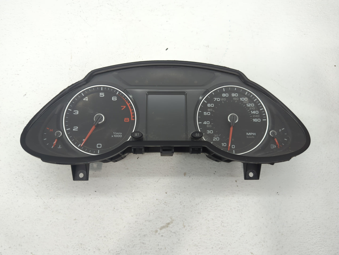 2013 Audi Q5 Instrument Cluster Speedometer Gauges P/N:8R0 920 980 T Fits OEM Used Auto Parts - Oemusedautoparts1.com