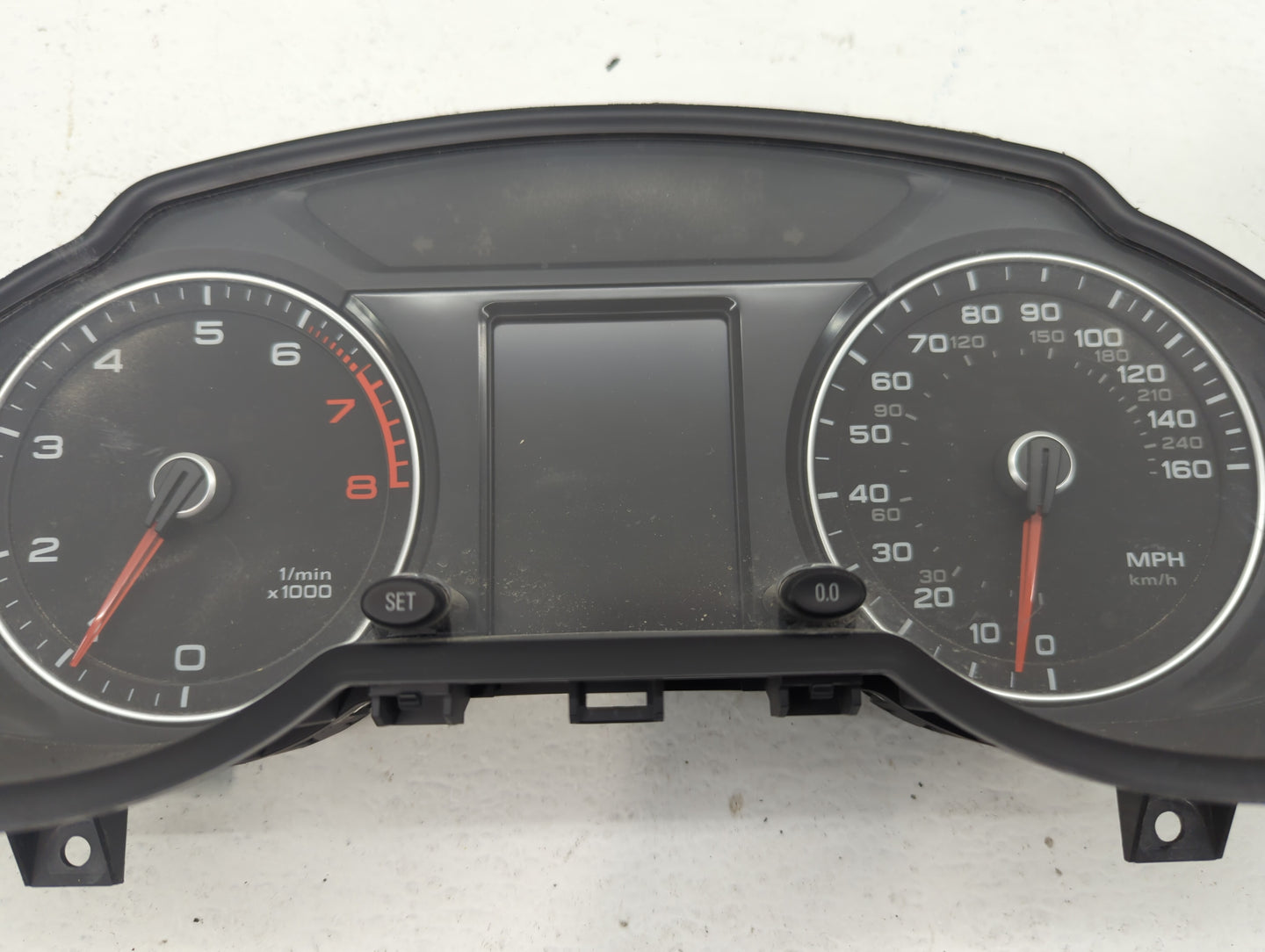 2013 Audi Q5 Instrument Cluster Speedometer Gauges P/N:8R0 920 980 T Fits OEM Used Auto Parts - Oemusedautoparts1.com