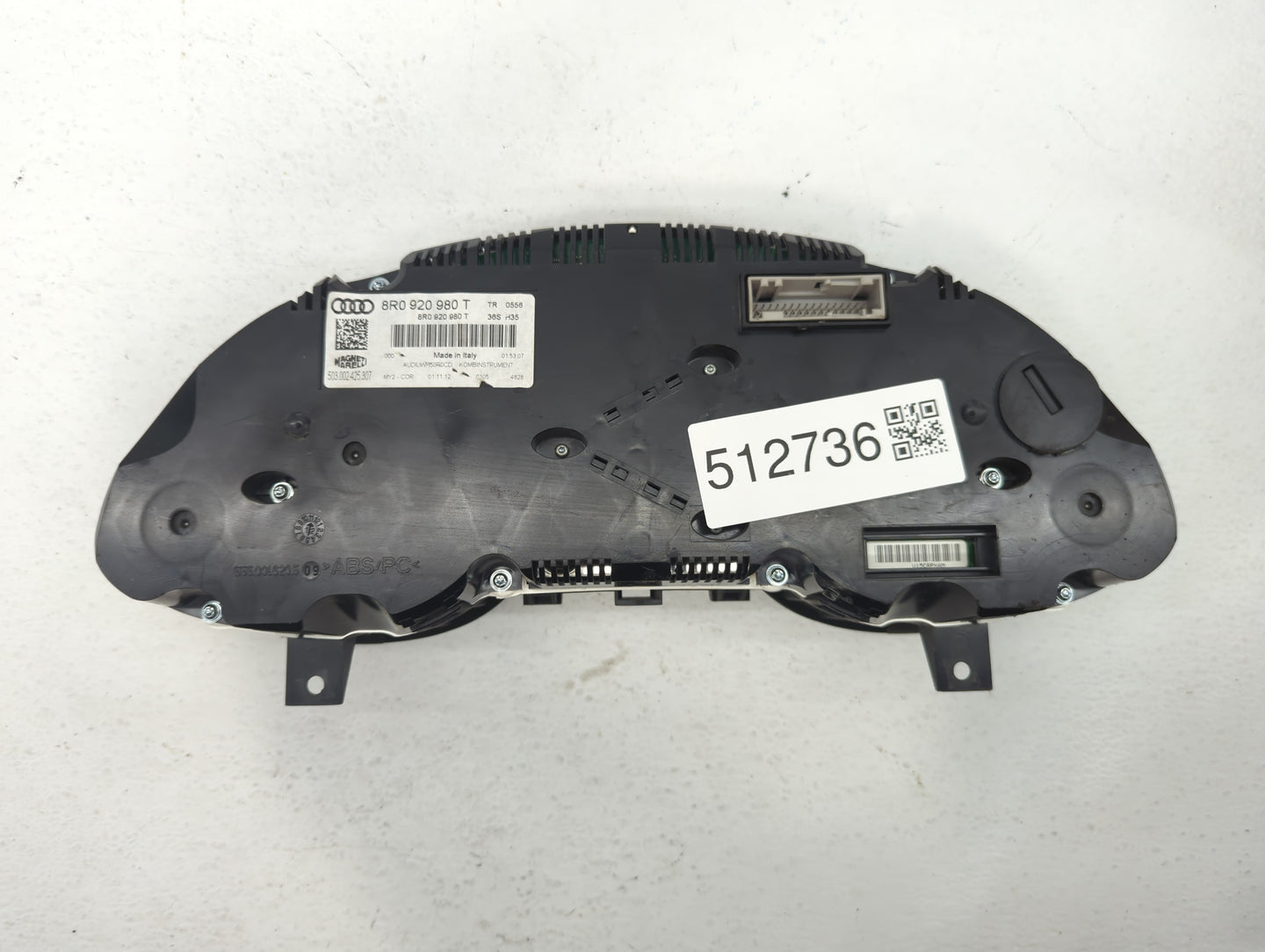 2013 Audi Q5 Instrument Cluster Speedometer Gauges P/N:8R0 920 980 T Fits OEM Used Auto Parts - Oemusedautoparts1.com