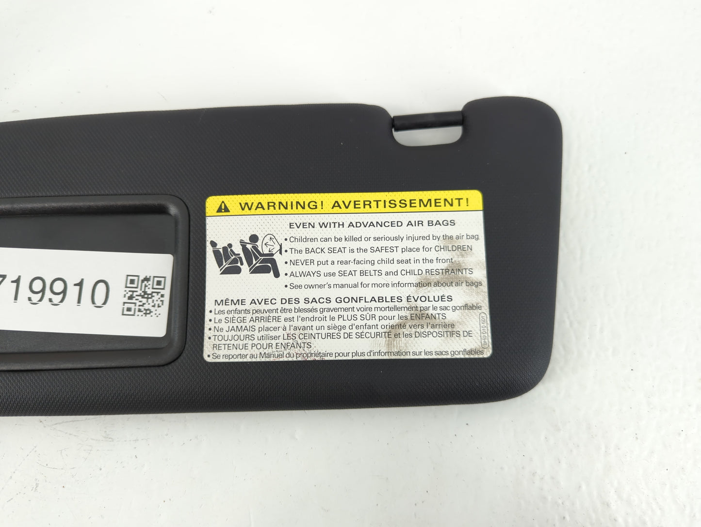 2013-2014 Audi Q5 Sun Visor Shade Replacement Driver Left Mirror Fits Fits 2013 2014 2015 2016 OEM Used Auto Parts - Oemused