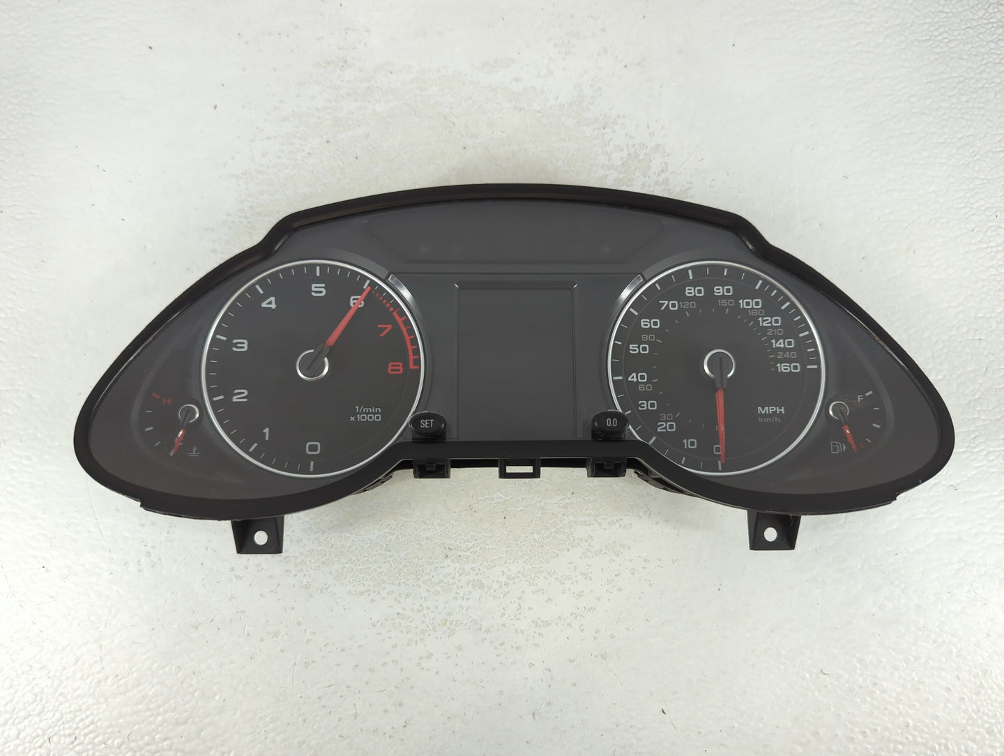 2013 Audi Q5 Instrument Cluster Speedometer Gauges P/N:8R0 920 980 T Fits OEM Used Auto Parts - Oemusedautoparts1.com