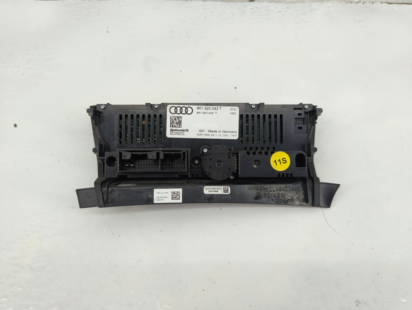 2013 Audi Q5 Climate Control Module Temperature AC/Heater Replacement P/N:A2C37832700 8K1 820 043 T Fits OEM Used Auto Parts