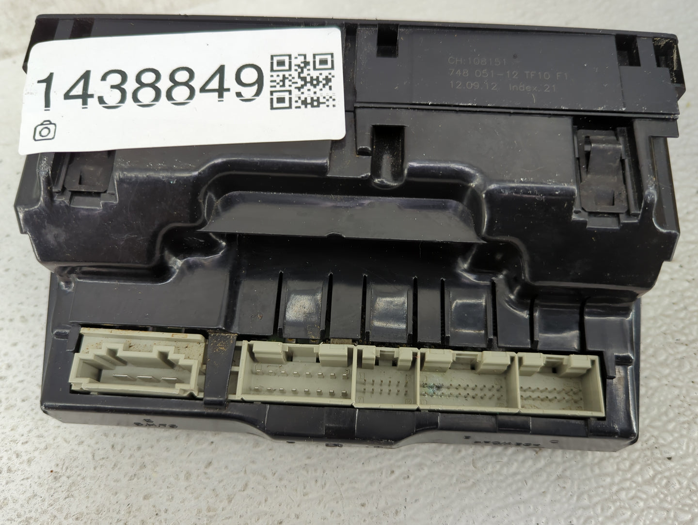 2013-2015 Audi Q7 Climate Control Module Temperature AC/Heater Replacement P/N:4L0 919 158 AB 5HB 009 185-08 Fits OEM Used A