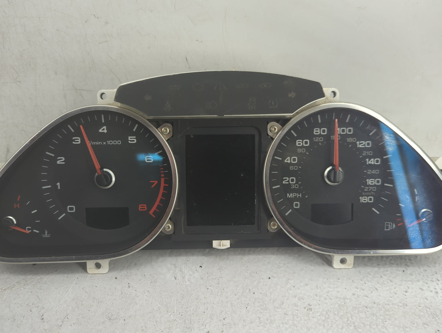 2013-2015 Audi Q7 Instrument Cluster Speedometer Gauges P/N:4L0920985S 503002472102, AUDIVJ350A63E Fits Fits 2013 2014 2015 