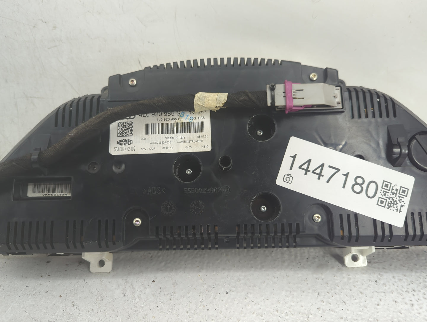 2013-2015 Audi Q7 Instrument Cluster Speedometer Gauges P/N:4L0920985S 503002472102, AUDIVJ350A63E Fits Fits 2013 2014 2015 