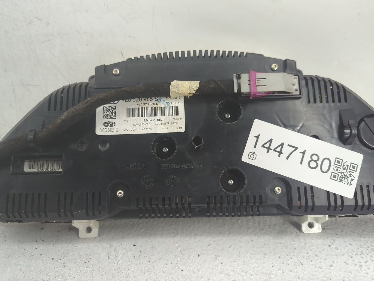 2013-2015 Audi Q7 Instrument Cluster Speedometer Gauges P/N:4L0920985S 503002472102, AUDIVJ350A63E Fits Fits 2013 2014 2015 