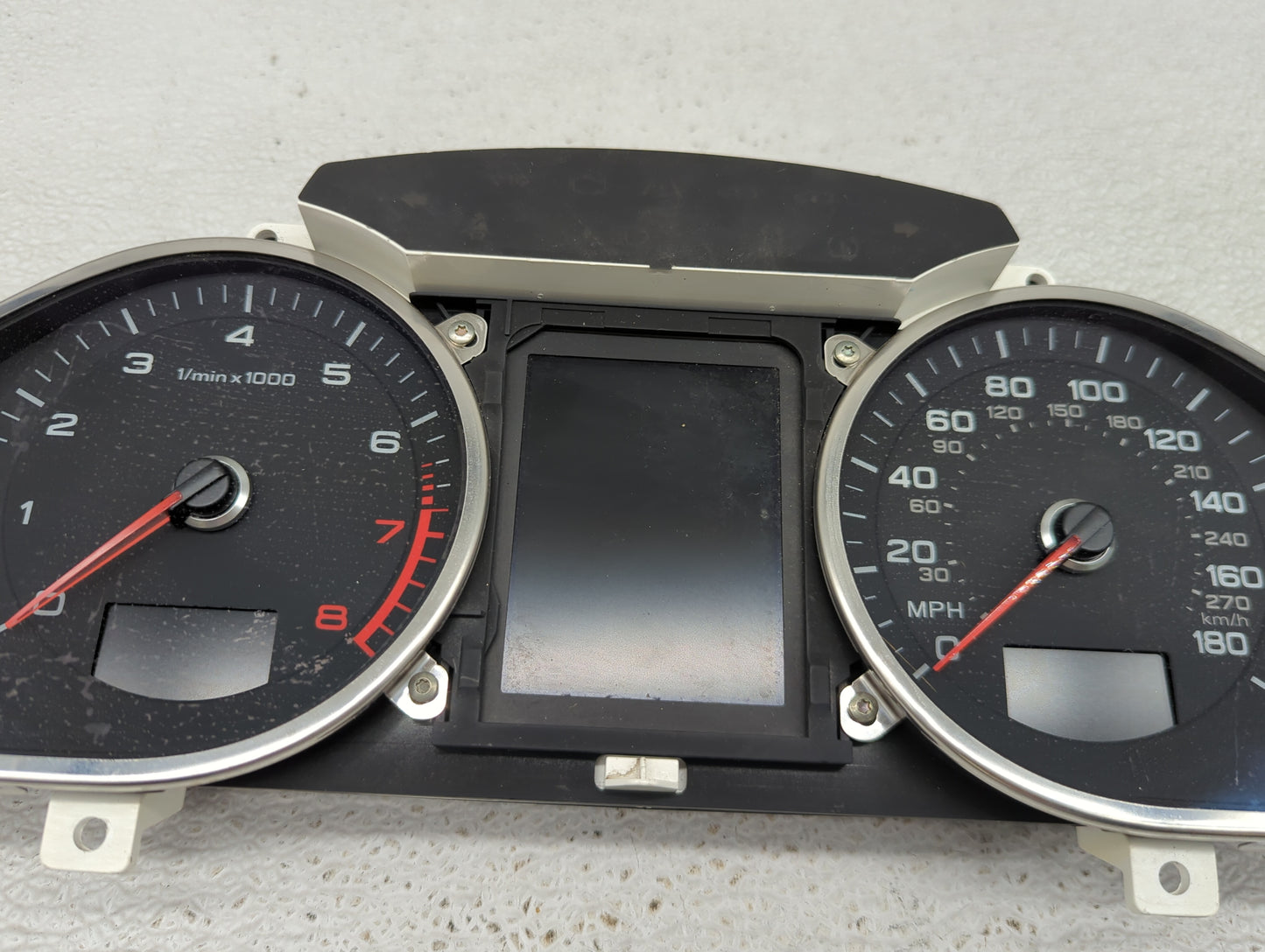 2013-2015 Audi Q7 Instrument Cluster Speedometer Gauges P/N:4L0920985S 503.002.472.101, AUDINGD51EU9D Fits Fits 2013 2014 20