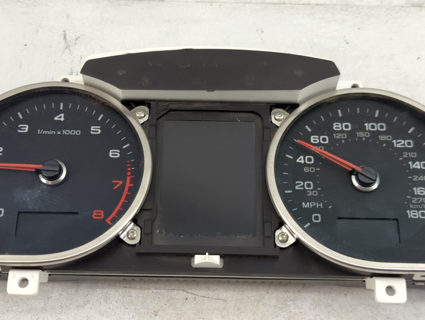 2013-2015 Audi Q7 Instrument Cluster Speedometer Gauges P/N:AUDING023TAD 503 002 470 801 Miles: Fits Fits 2013 2014 2015 OEM