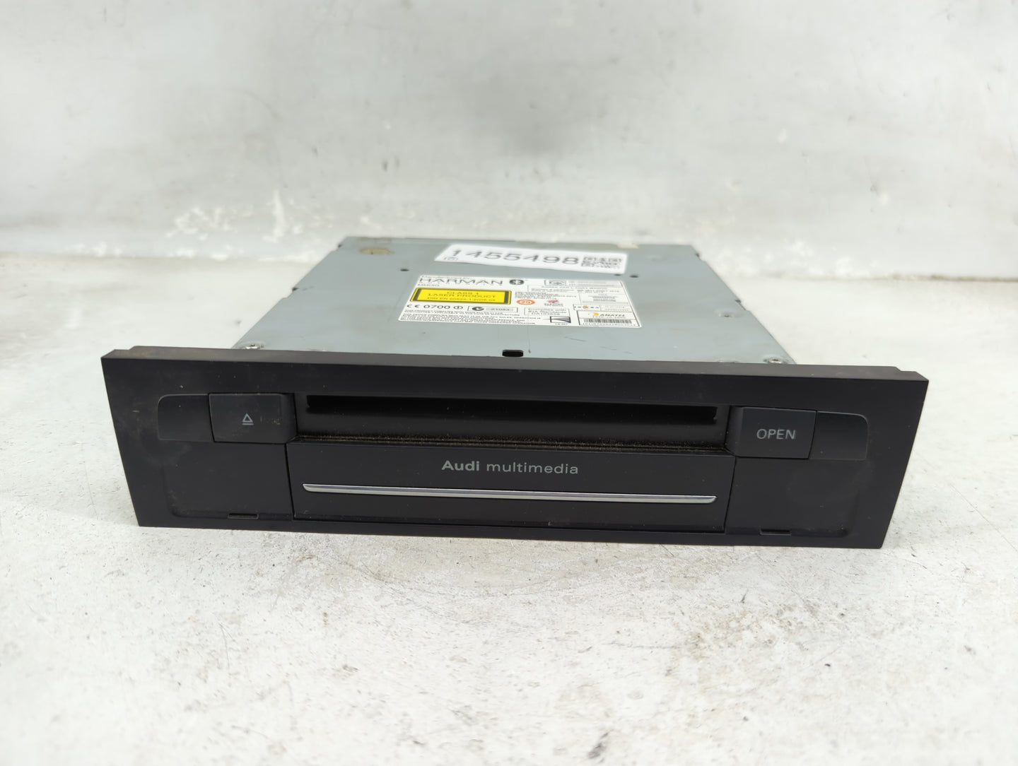 2013-2015 Audi Q7 Radio AM FM Cd Player Receiver Replacement P/N:005WWDA0303 AD10-0169005 Fits Fits 2013 2014 2015 OEM Used 