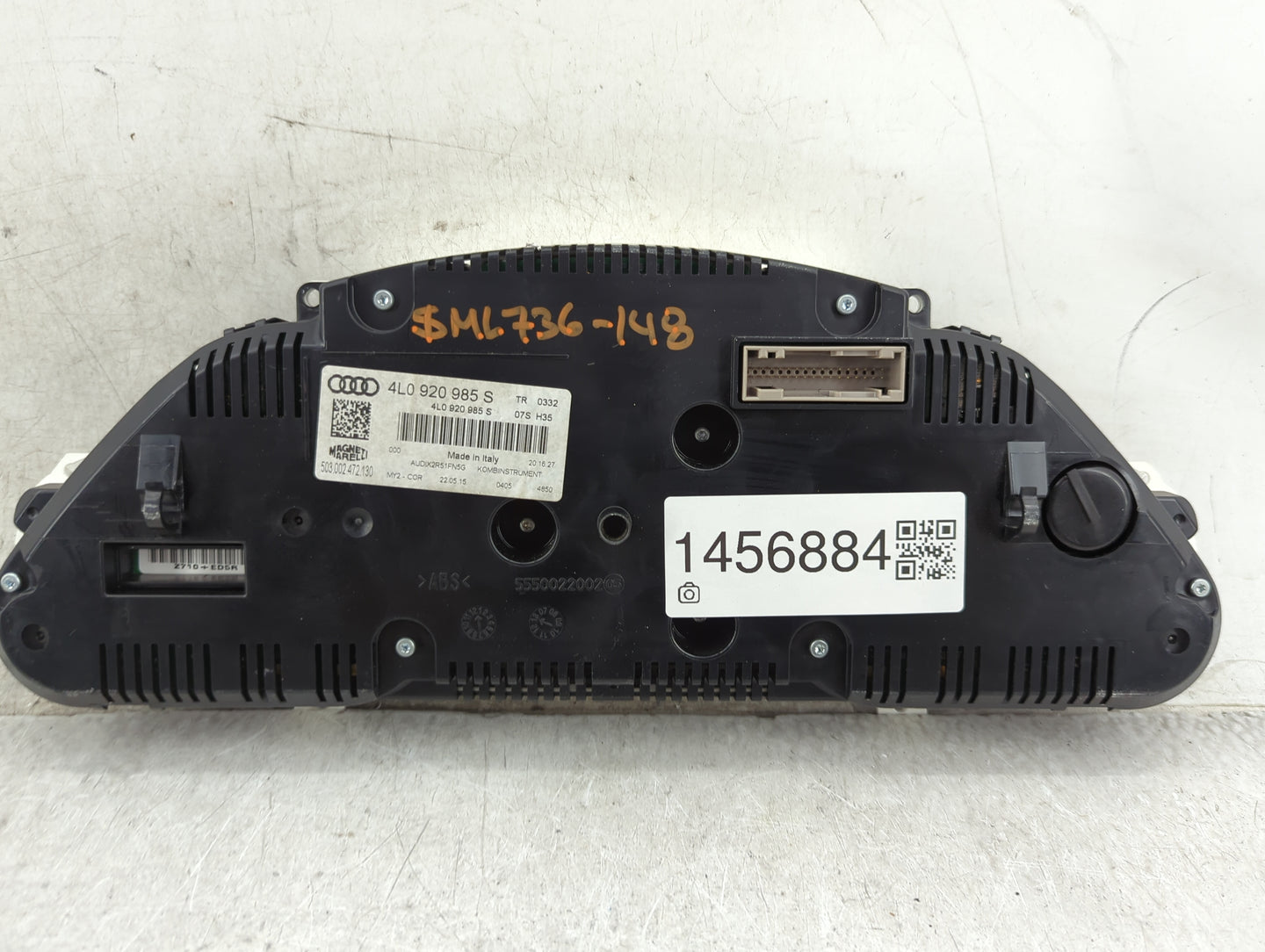 2013-2015 Audi Q7 Instrument Cluster Speedometer Gauges P/N:4L0920985S 503.002.472.102 Miles: Fits Fits 2013 2014 2015 OEM U