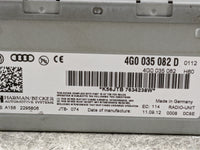 2013 Audi Q7 Radio AM FM Cd Player Receiver Replacement P/N:4G0035082D 4G0035082 Fits OEM Used Auto Parts - Oemusedautoparts
