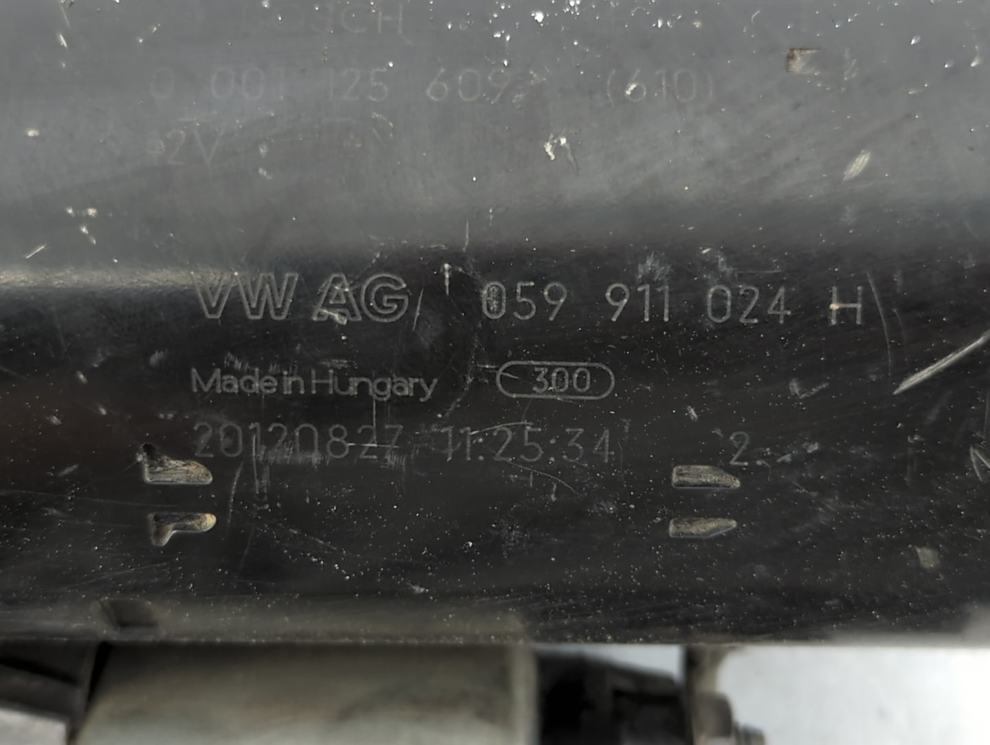 2009-2015 Audi Q7 Car Starter Motor Solenoid OEM P/N:059 911024 H Fits Fits 2009 2010 2011 2012 2013 2014 2015 2016 OEM Used