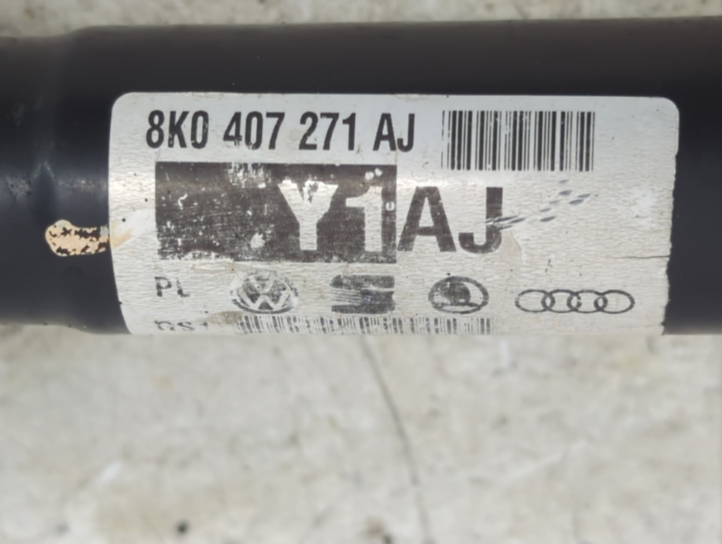 2010-2016 Audi S4 Axle Shaft Front Passenger Cv C/v - Oemusedautoparts1.com
