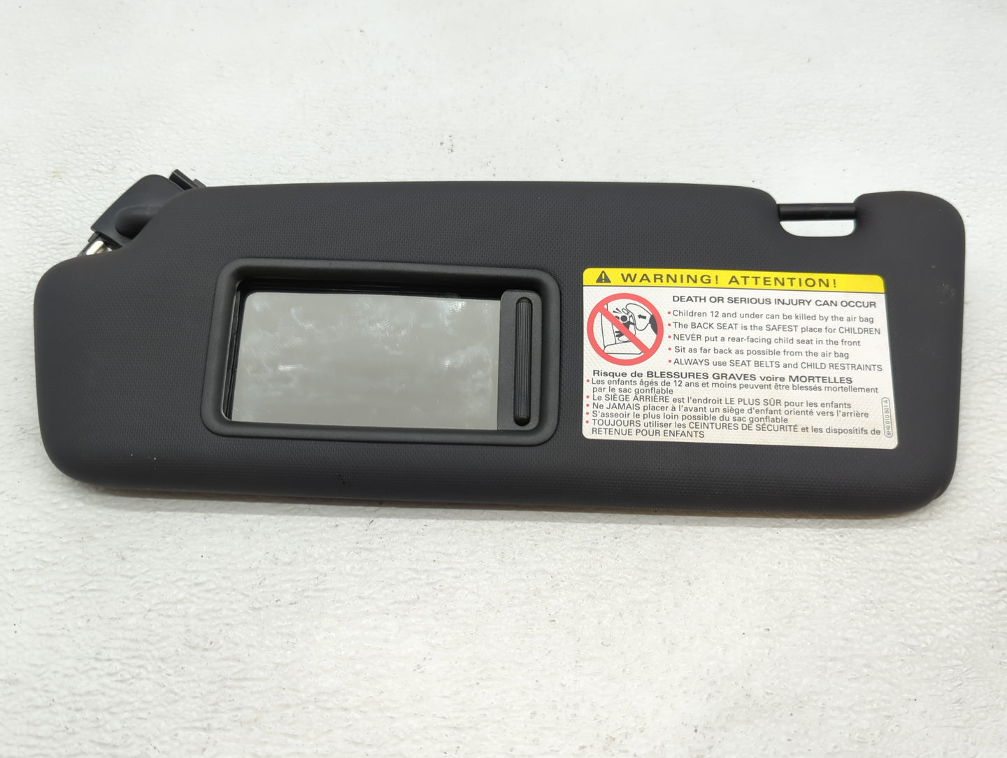 2013-2016 Audi S4 Sun Visor Shade Replacement Driver Left Mirror Fits Fits 2013 2014 2015 2016 OEM Used Auto Parts - Oemused