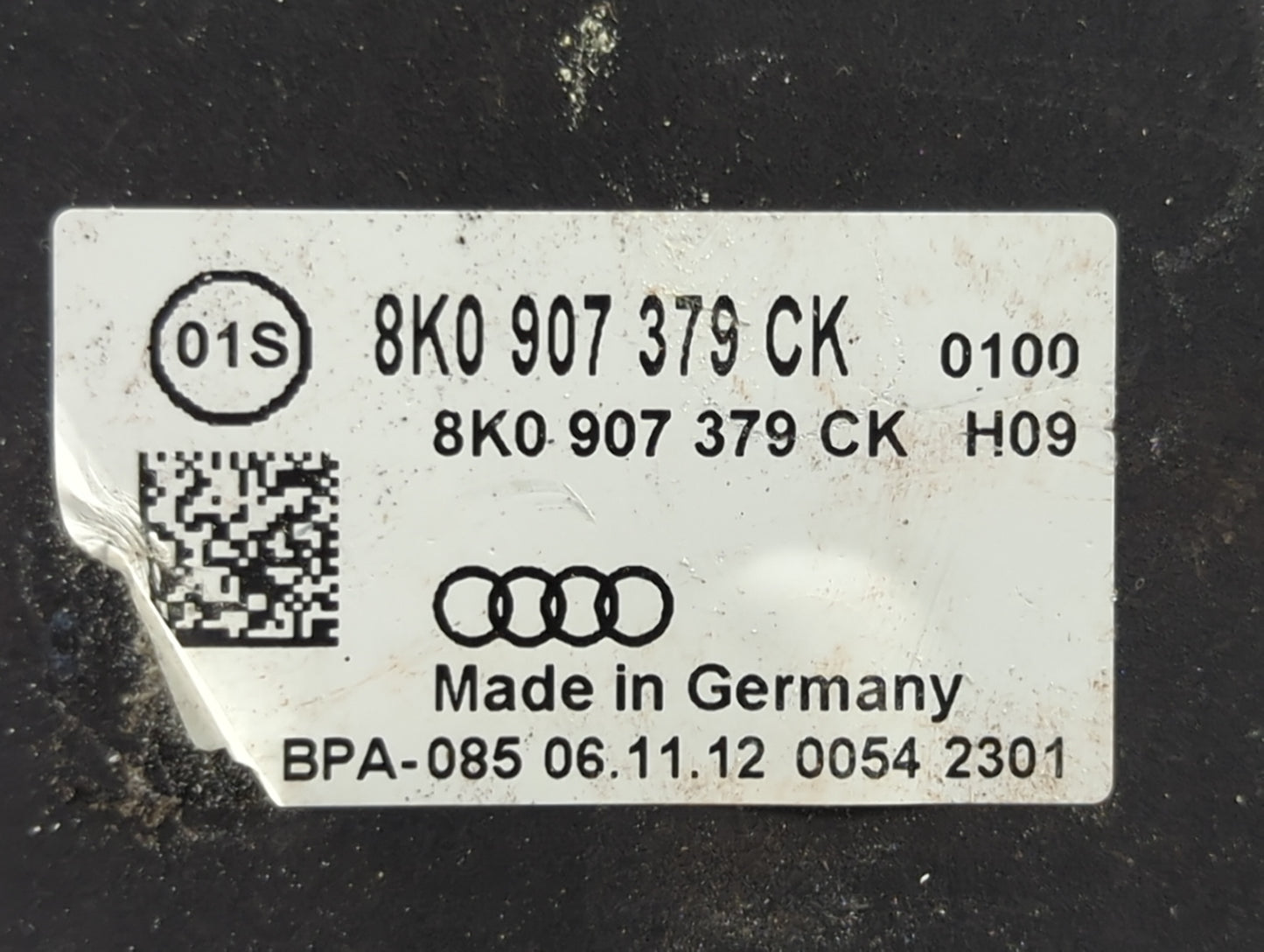 2013 Audi S5 ABS Pump Control Module Replacement P/N:8K0 907 379 CK Fits OEM Used Auto Parts - Oemusedautoparts1.com