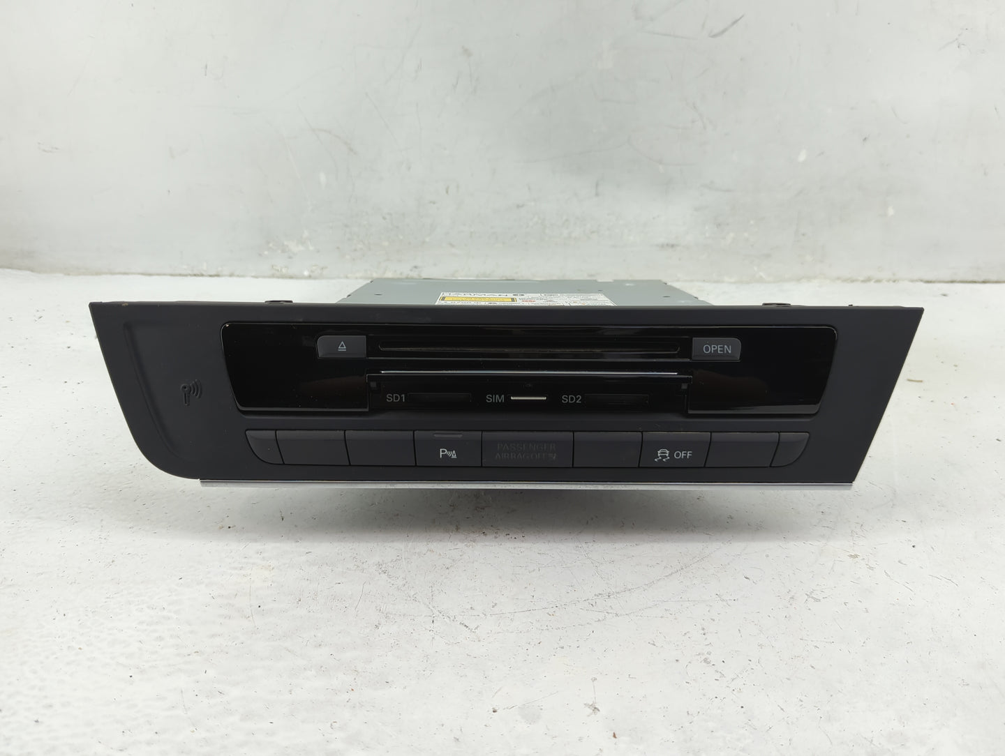 2013 Audi S6 Radio AM FM Cd Player Receiver Replacement P/N:4G0035746B Fits Fits 2012 2014 2015 OEM Used Auto Parts - Oemuse