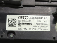 2013 Audi S7 Climate Control Module Temperature AC/Heater Replacement P/N:4G0 820 043 AE Fits OEM Used Auto Parts - Oemuseda