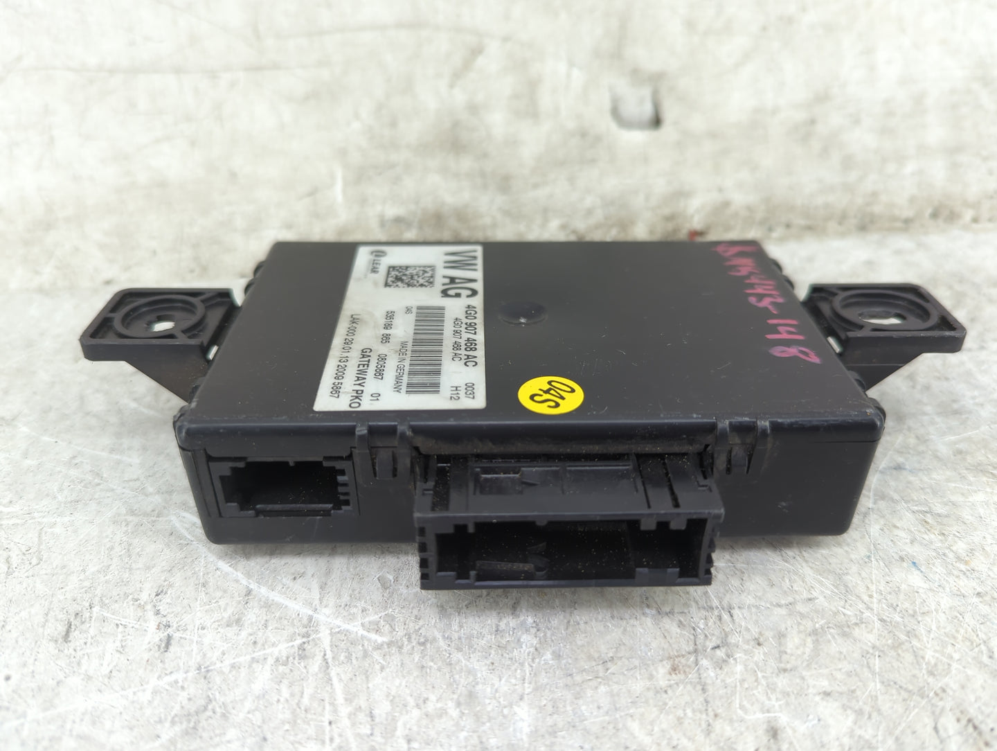 2013 Audi S7 Gateway Control Module 4g0907468ac|535189865|0805867 - Oemusedautoparts1.com