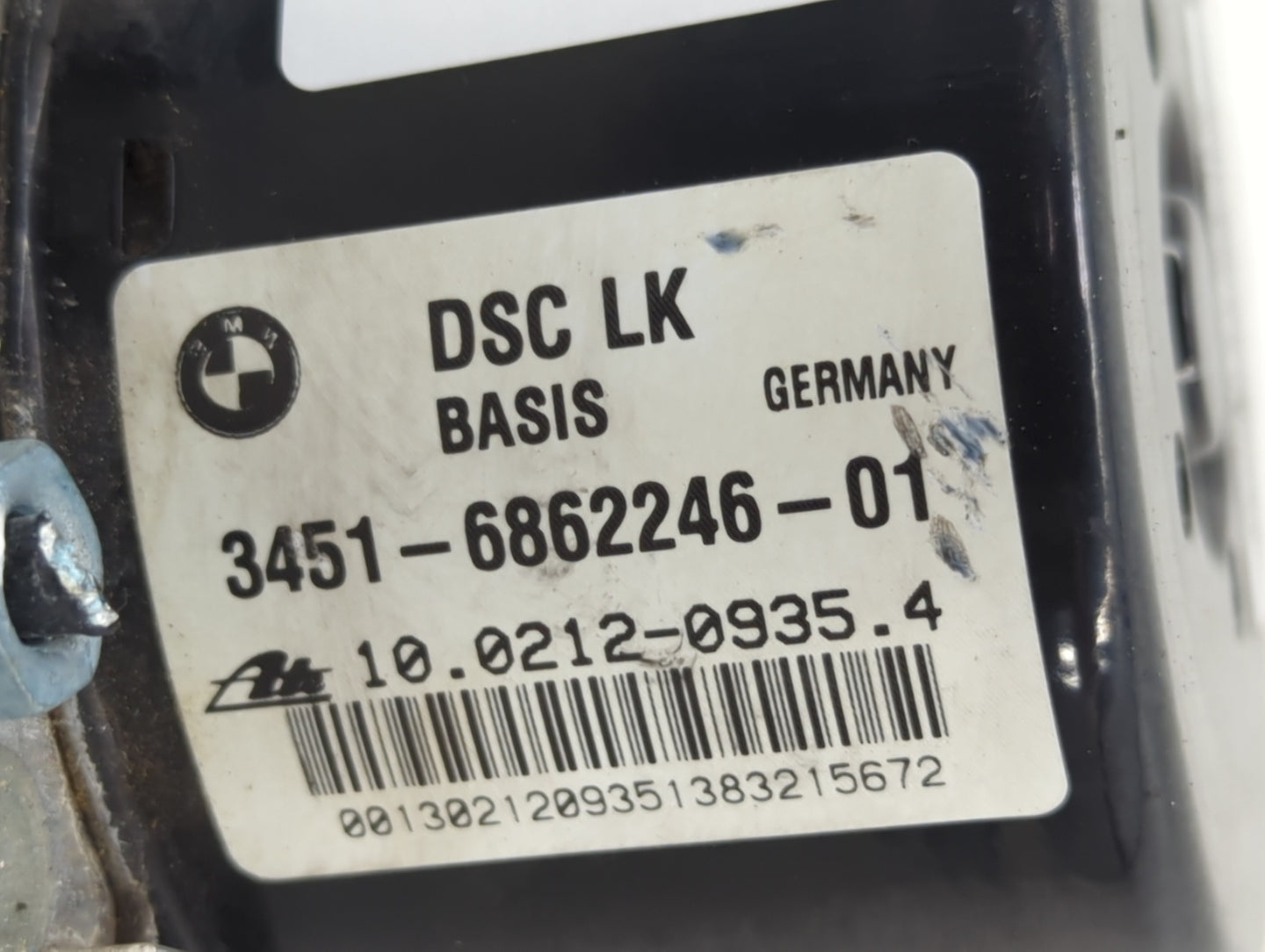 2012-2013 Bmw 320i ABS Pump Control Module Replacement P/N:3451-6862246-01 10.0212-0935.4 Fits Fits 2012 2013 OEM Used Auto 