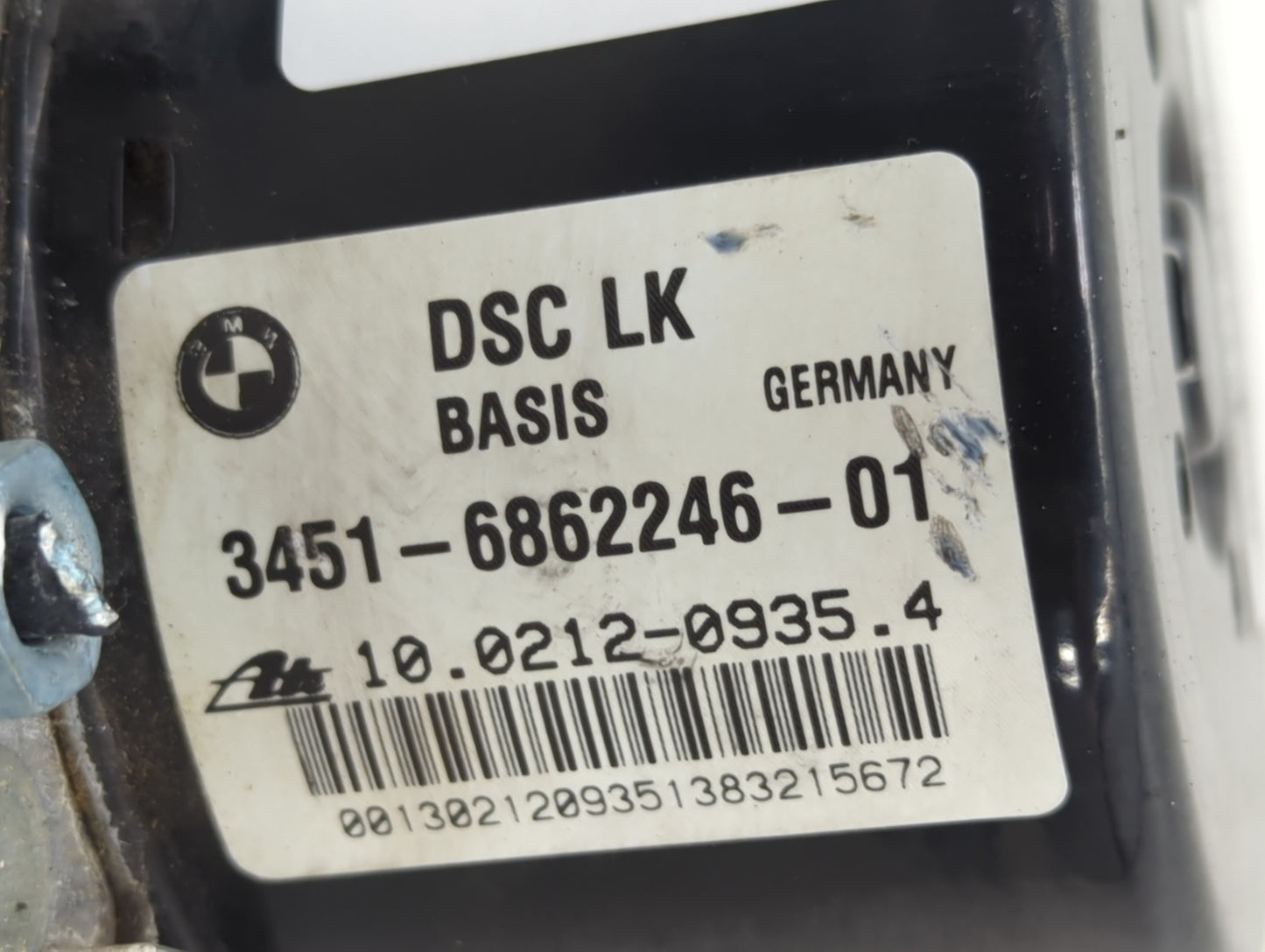2012-2013 Bmw 320i ABS Pump Control Module Replacement P/N:3451-6862246-01 10.0212-0935.4 Fits Fits 2012 2013 OEM Used Auto 