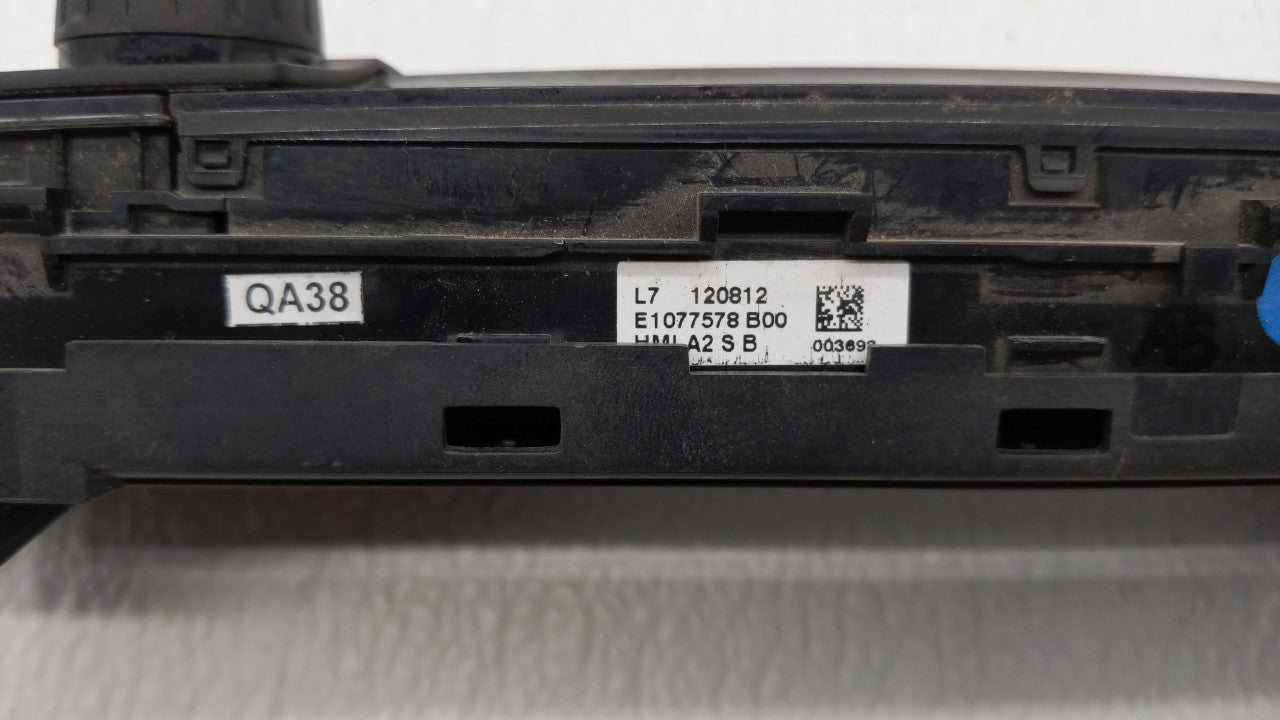 2013 Bmw 320i Climate Control Module Temperature AC/Heater Replacement P/N:E1077578 Fits OEM Used Auto Parts - Oemusedautopa