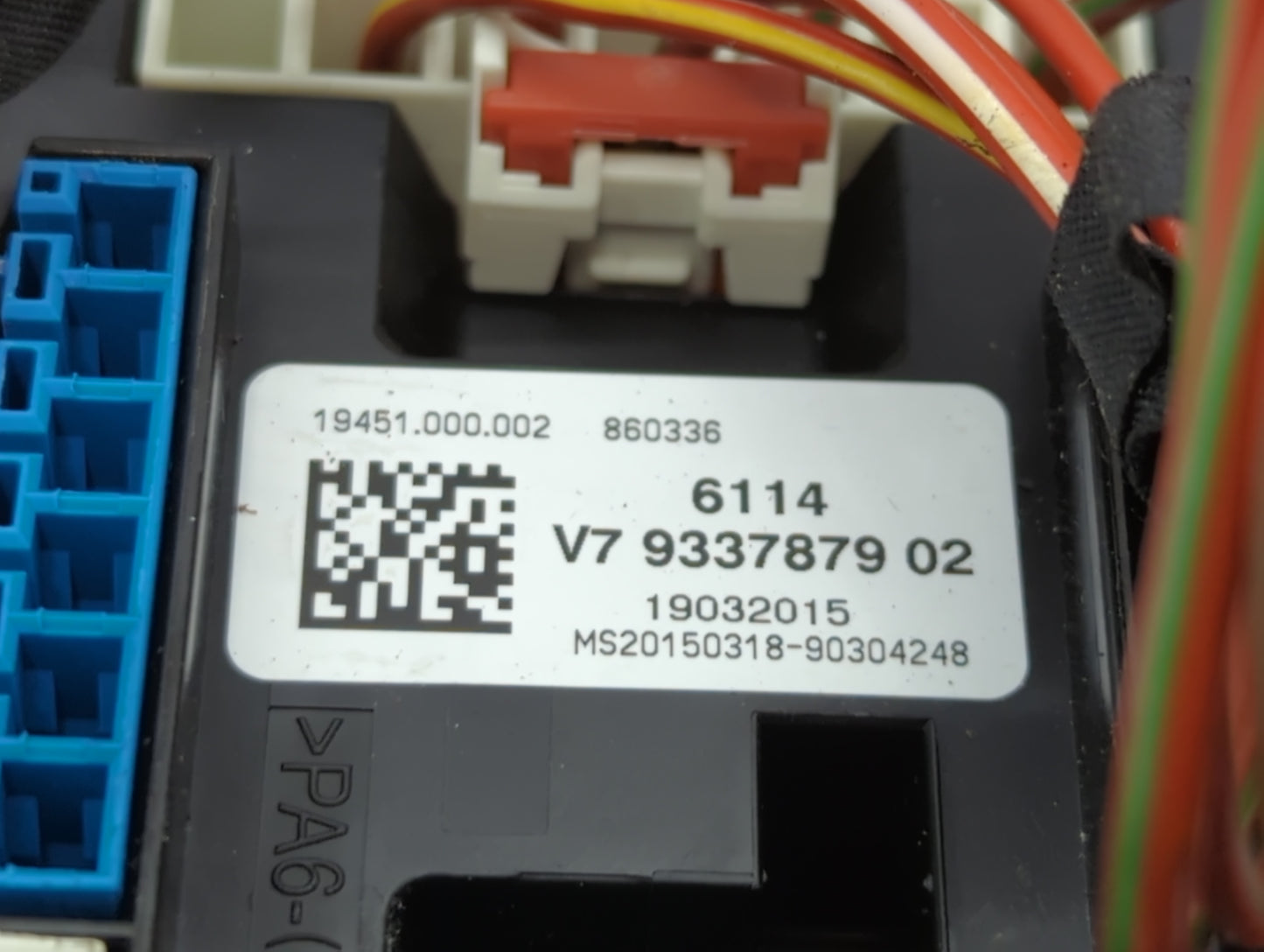 2012-2018 Bmw 320i Fusebox Fuse Box Panel Relay Module P/N:9337879 02 9261110 03 Fits OEM Used Auto Parts - Oemusedautoparts