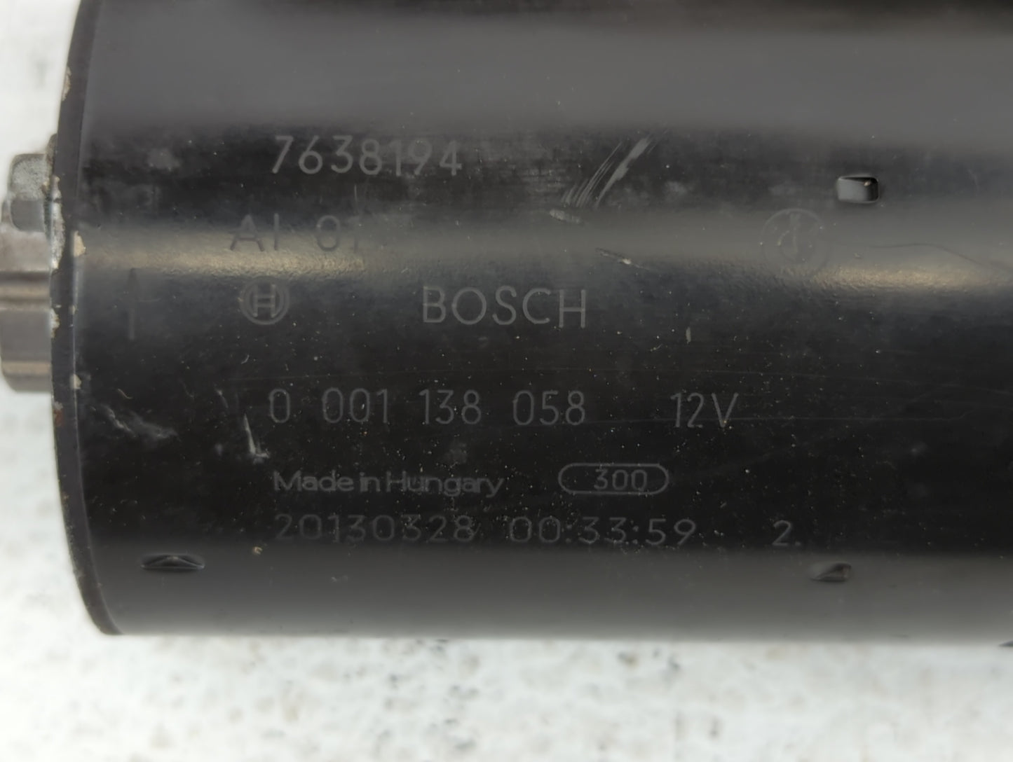 2012-2018 Bmw 320i Car Starter Motor Solenoid OEM P/N:7638194 Fits Fits 2011 2012 2013 2014 2015 2016 2017 2018 OEM Used Aut