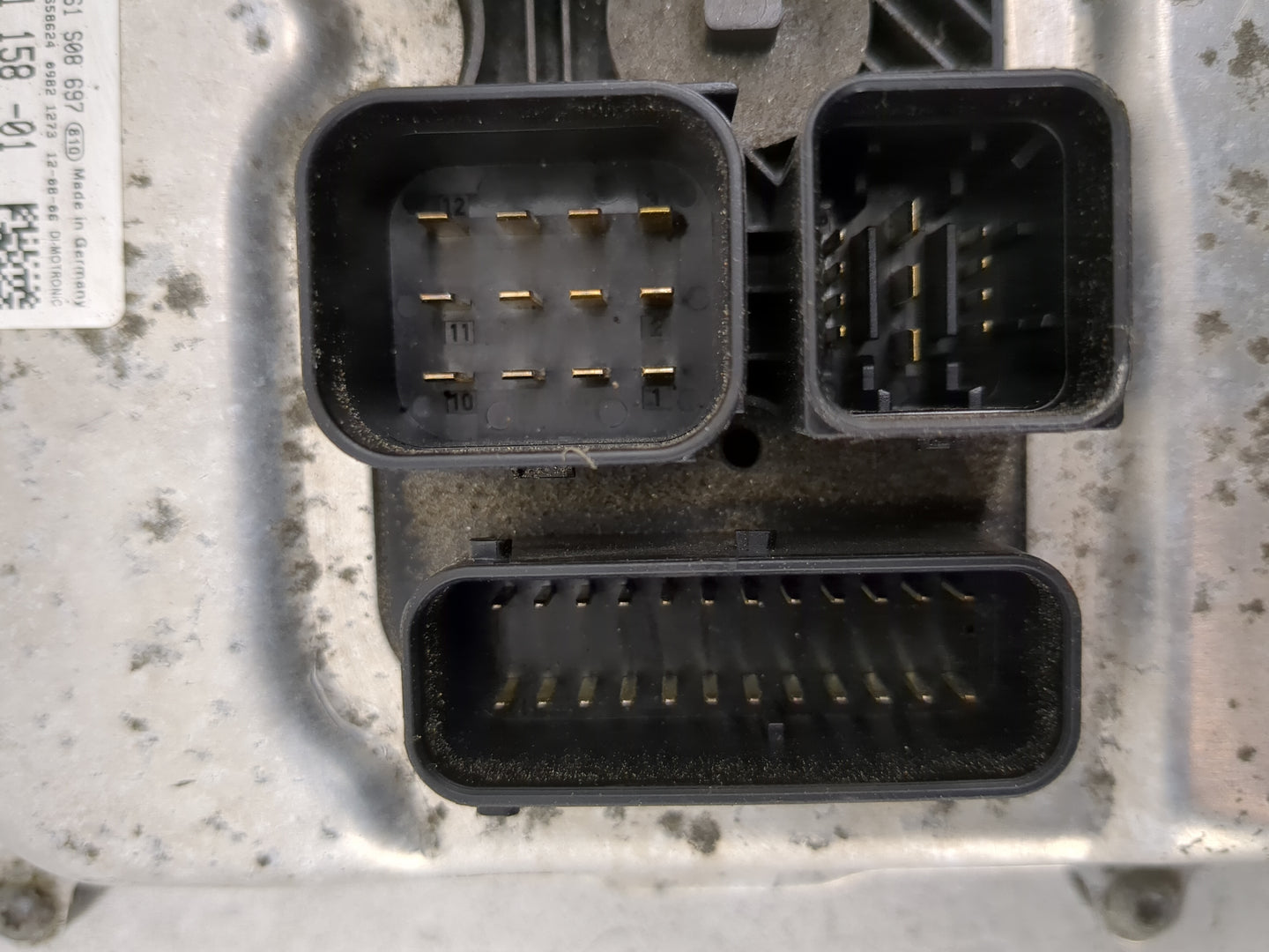 2013 Bmw 328 PCM Engine Control Computer ECU ECM PCU OEM P/N:0261S08697 8601158-01, 030036232 Fits OEM Used Auto Parts - Oem