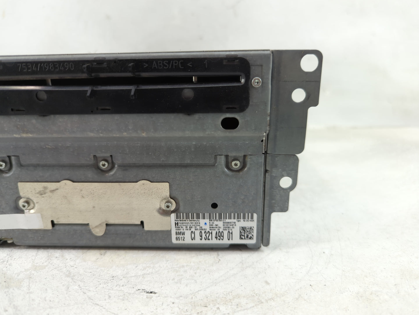 2012-2016 Bmw 328 Radio AM FM Cd Player Receiver Replacement P/N:9321499 HB B081 Fits Fits 2012 2013 2014 2015 2016 OEM Used