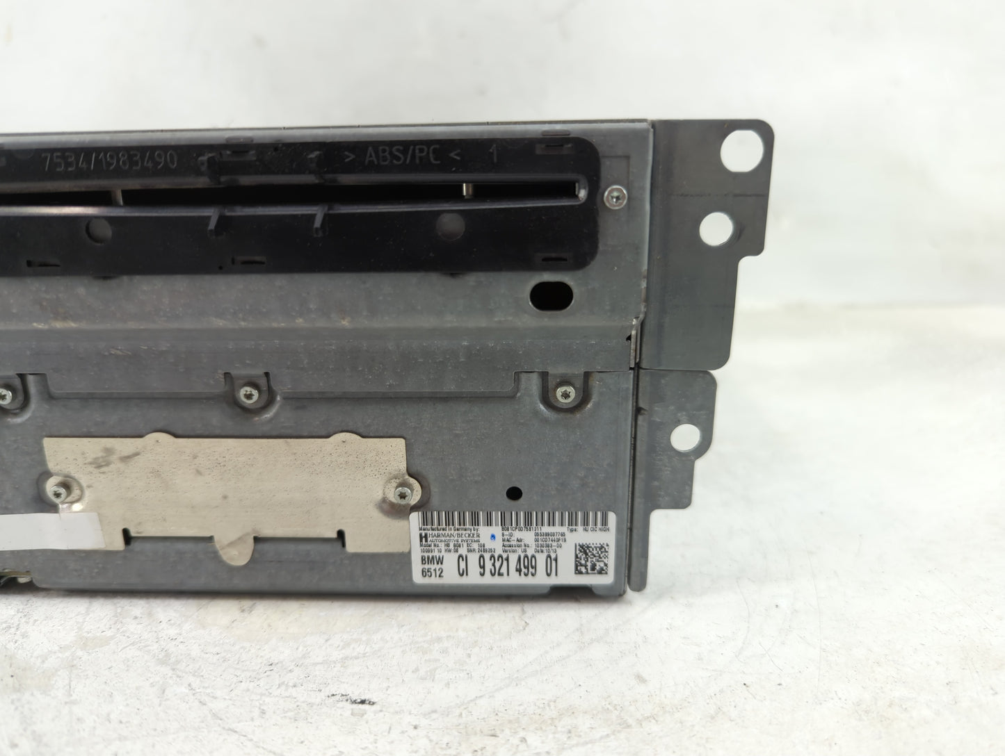 2012-2016 Bmw 328 Radio AM FM Cd Player Receiver Replacement P/N:9321499 HB B081 Fits Fits 2012 2013 2014 2015 2016 OEM Used