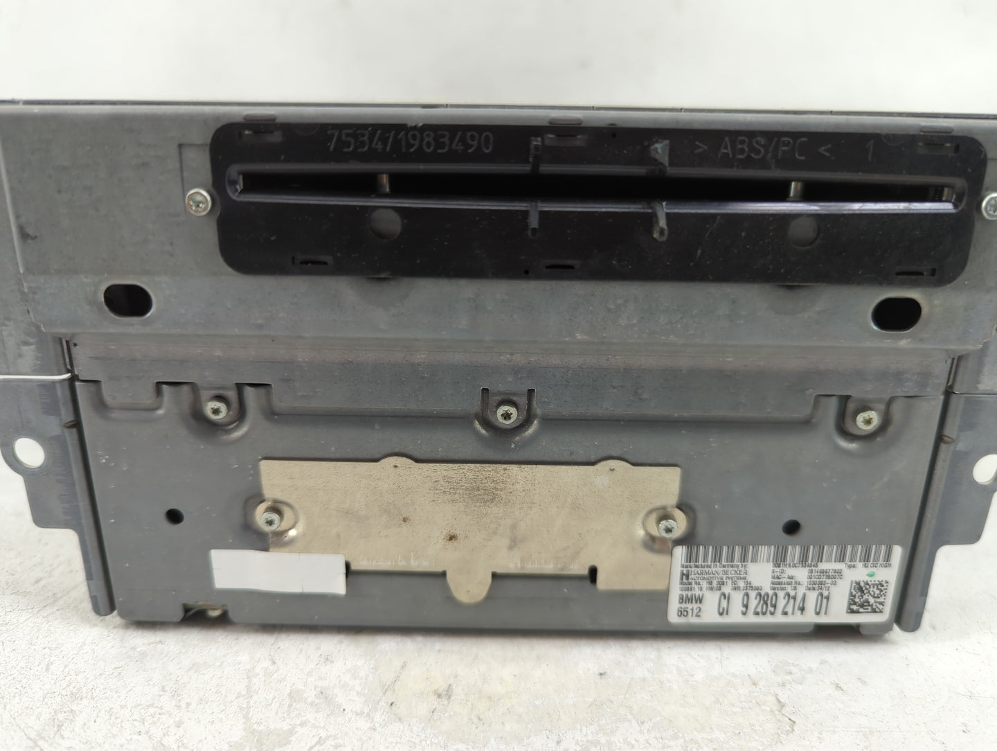2012-2016 Bmw 328 Radio AM FM Cd Player Receiver Replacement P/N:9289214 HB B081 EC 104 Fits Fits 2012 2013 2014 2015 2016 O