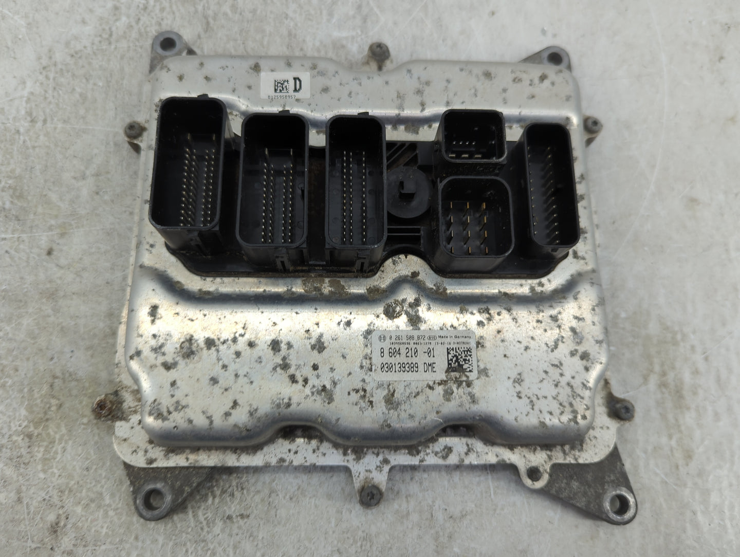 2013 Bmw 328 PCM Engine Control Computer ECU ECM PCU OEM P/N:0261S08872 8604210-01, 030139389 Fits OEM Used Auto Parts - Oem