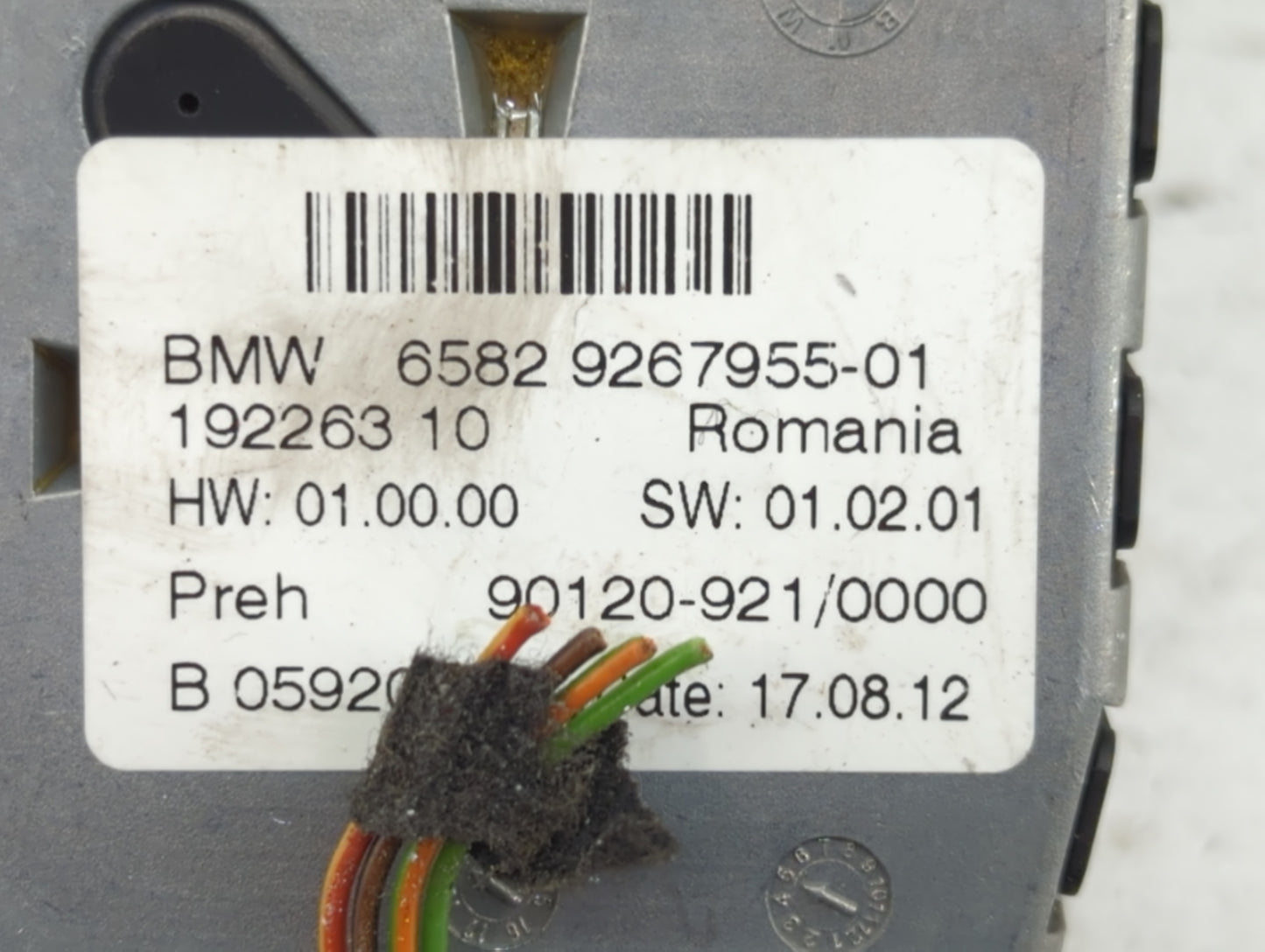 2012-2016 Bmw 328 Radio AM FM Cd Player Receiver Replacement P/N:65829267955-01 90120-921/0000 Fits OEM Used Auto Parts - Oe