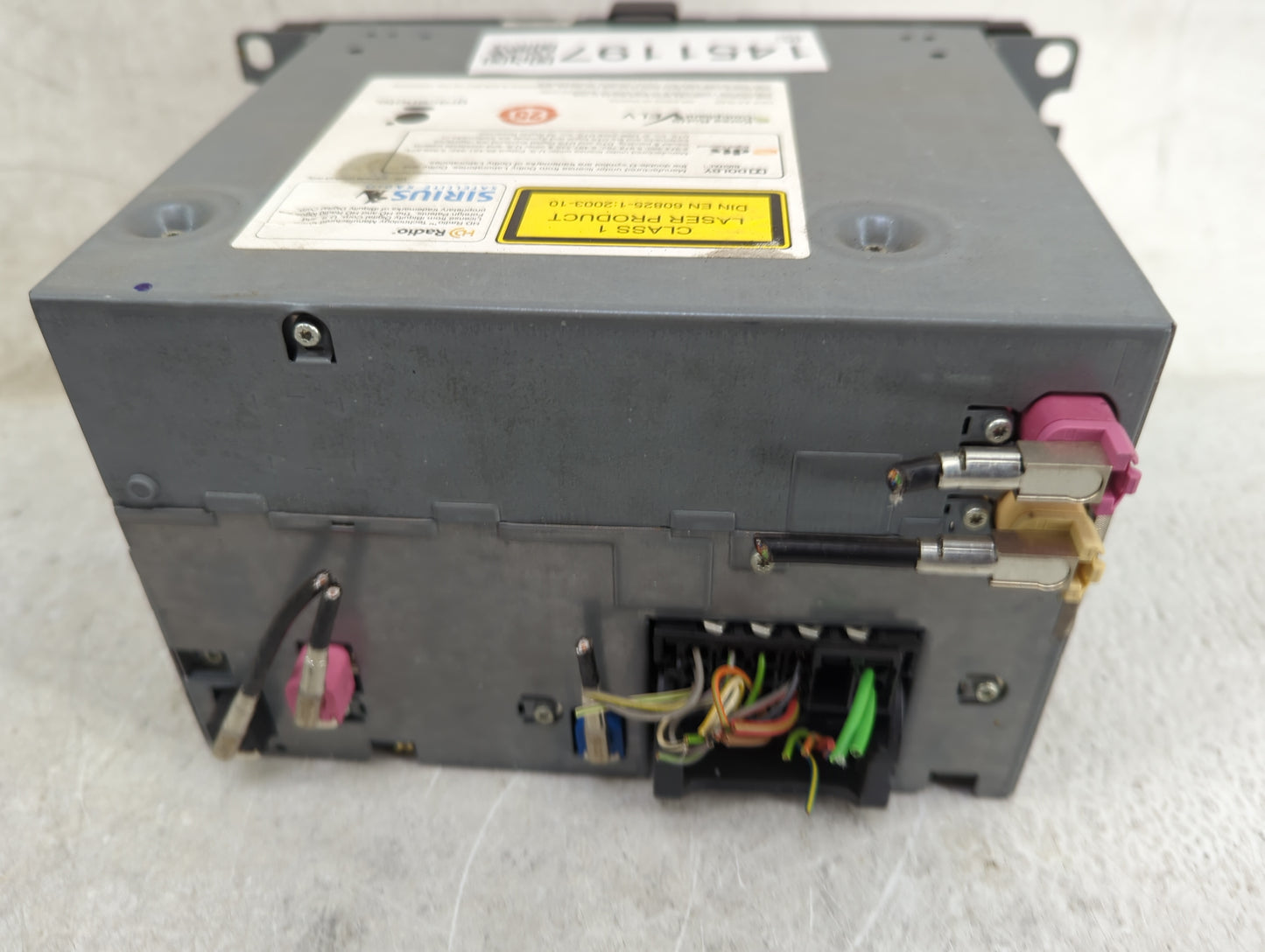 2013 Bmw 328 Radio AM FM Cd Player Receiver Replacement P/N:9583164D3103785 C1928343001, 65129283430, 2503B210 Fits OEM Used