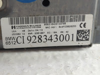 2013 Bmw 328 Radio AM FM Cd Player Receiver Replacement P/N:9583164D3103785 C1928343001, 65129283430, 2503B210 Fits OEM Used