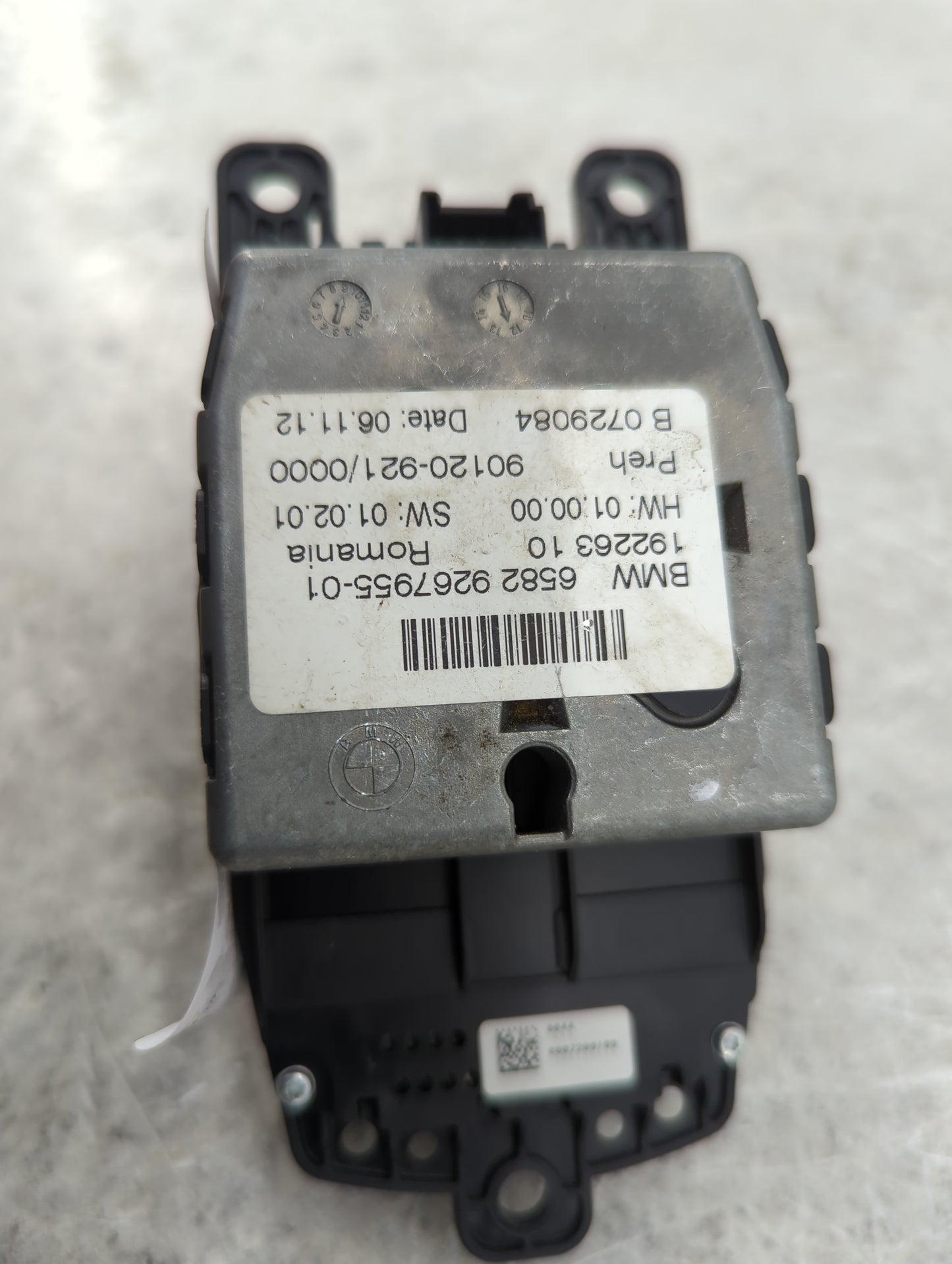 2013 Bmw 328 Radio AM FM Cd Player Receiver Replacement P/N:65829267955-01 192263, 90120-921/0000 Fits OEM Used Auto Parts -