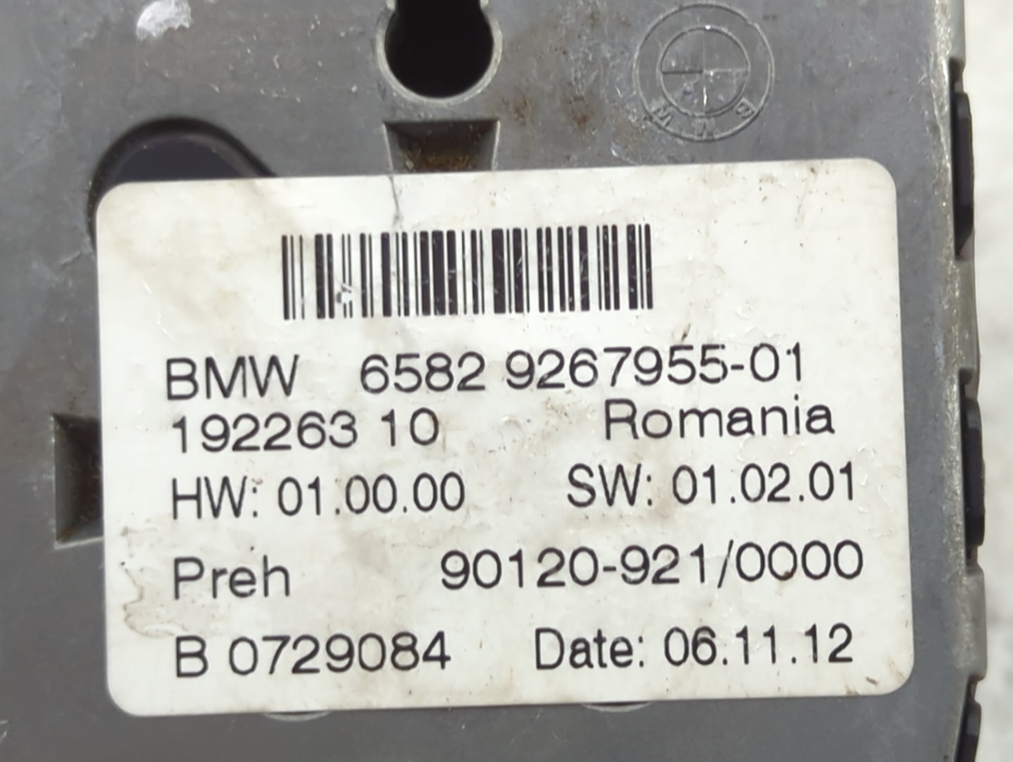 2013 Bmw 328 Radio AM FM Cd Player Receiver Replacement P/N:65829267955-01 192263, 90120-921/0000 Fits OEM Used Auto Parts -