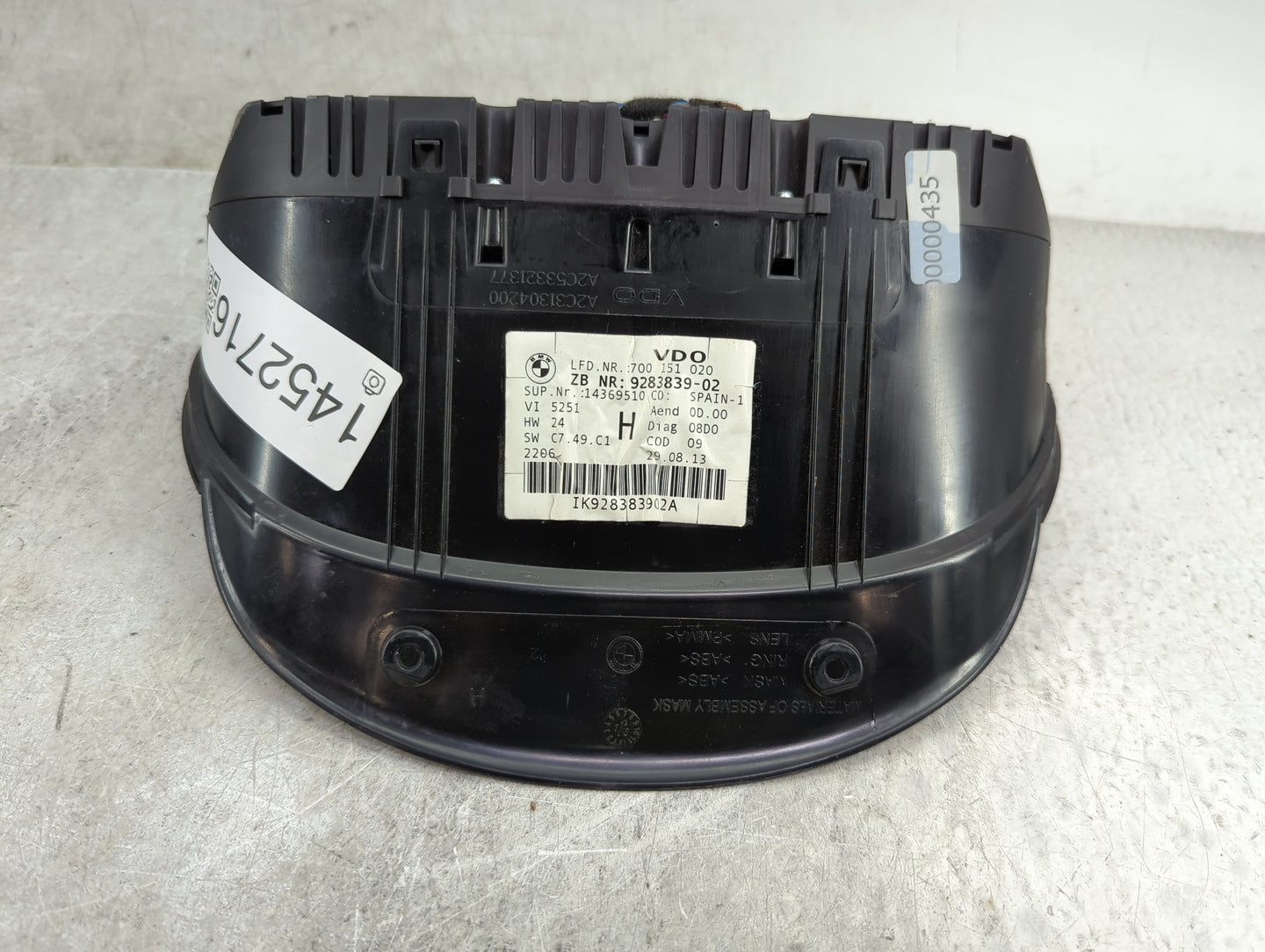 2011-2013 Bmw 328 Instrument Cluster Speedometer Gauges P/N:9283839-02 14369510, A2C8264100 Miles:78K Fits Fits 2011 2012 20