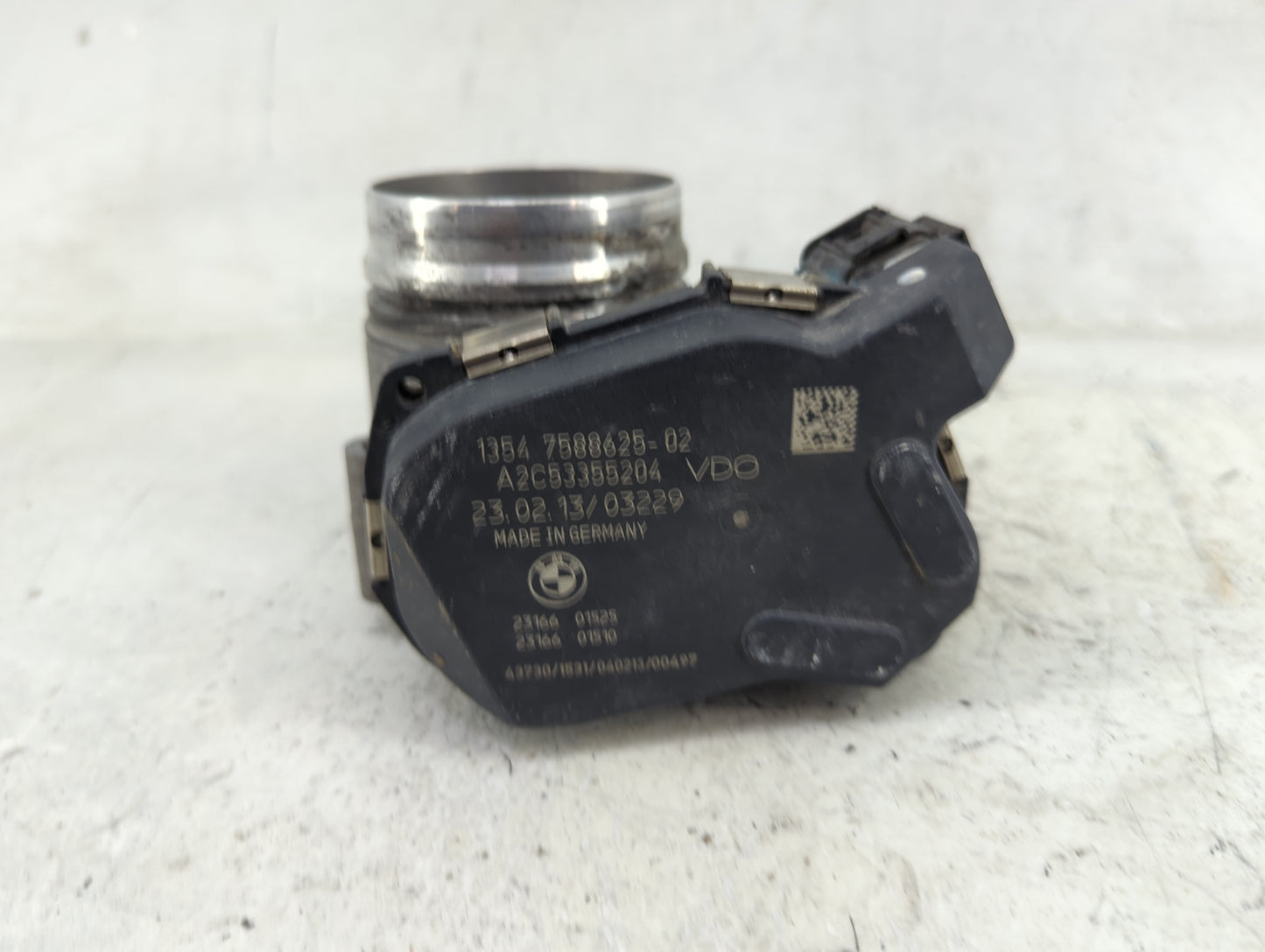 2012-2016 Bmw 328 Throttle Body P/N:1354 7588625-02 A2C53355204 Fits Fits 2012 2013 2014 2015 2016 2017 2018 OEM Used Auto P