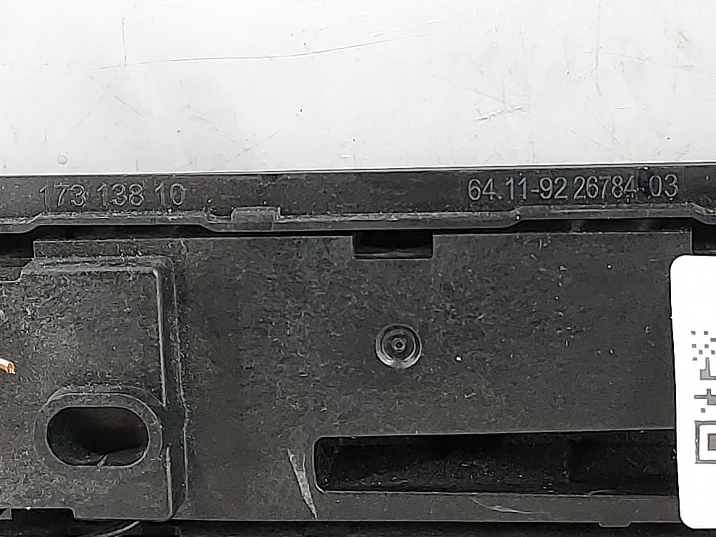 2012-2014 Bmw 328 Climate Control Module Temperature AC/Heater Replacement P/N:64.11-9226784.03 173 138 10 Fits OEM Used Aut