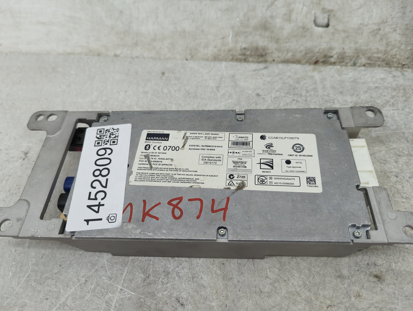 2012-2015 Bmw 328i Telematics Control Module 1452809 - Oemusedautoparts1.com