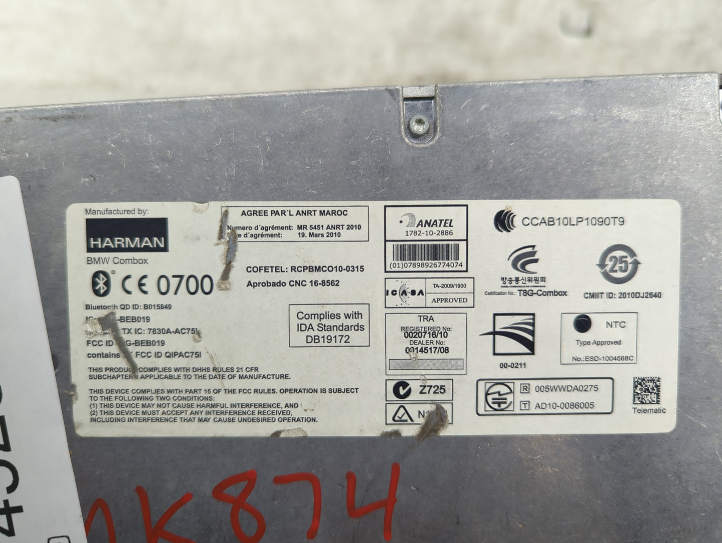 2012-2015 Bmw 328i Telematics Control Module - Oemusedautoparts1.com