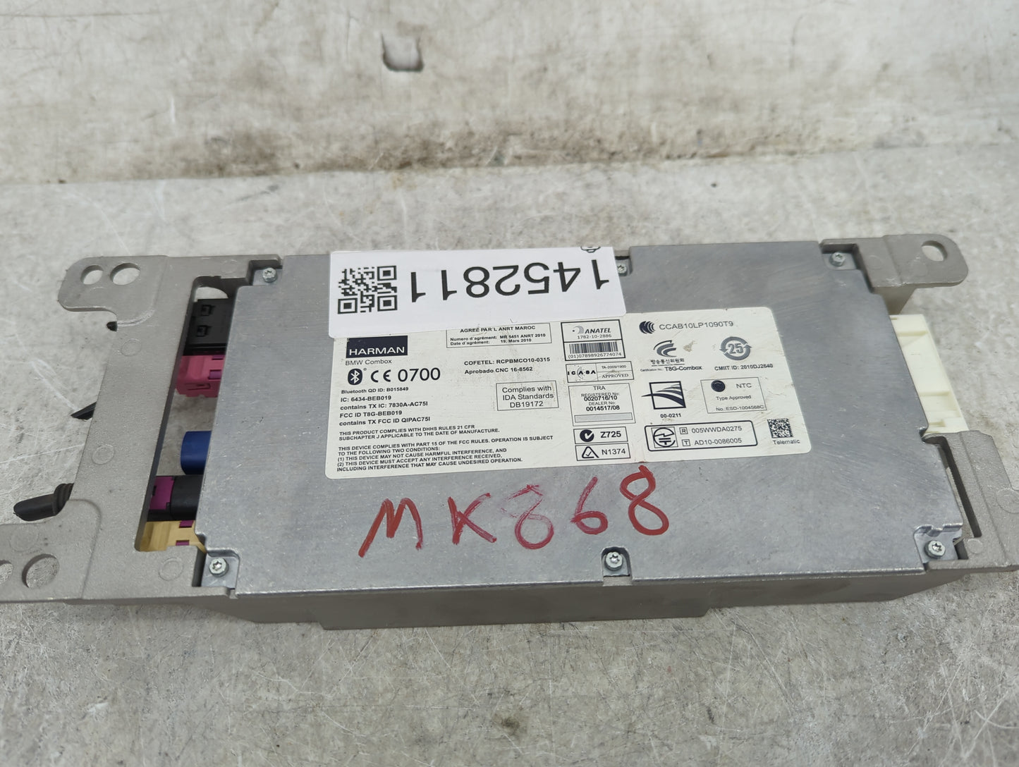 2012-2015 Bmw 328i Telematics Control Module - Oemusedautoparts1.com
