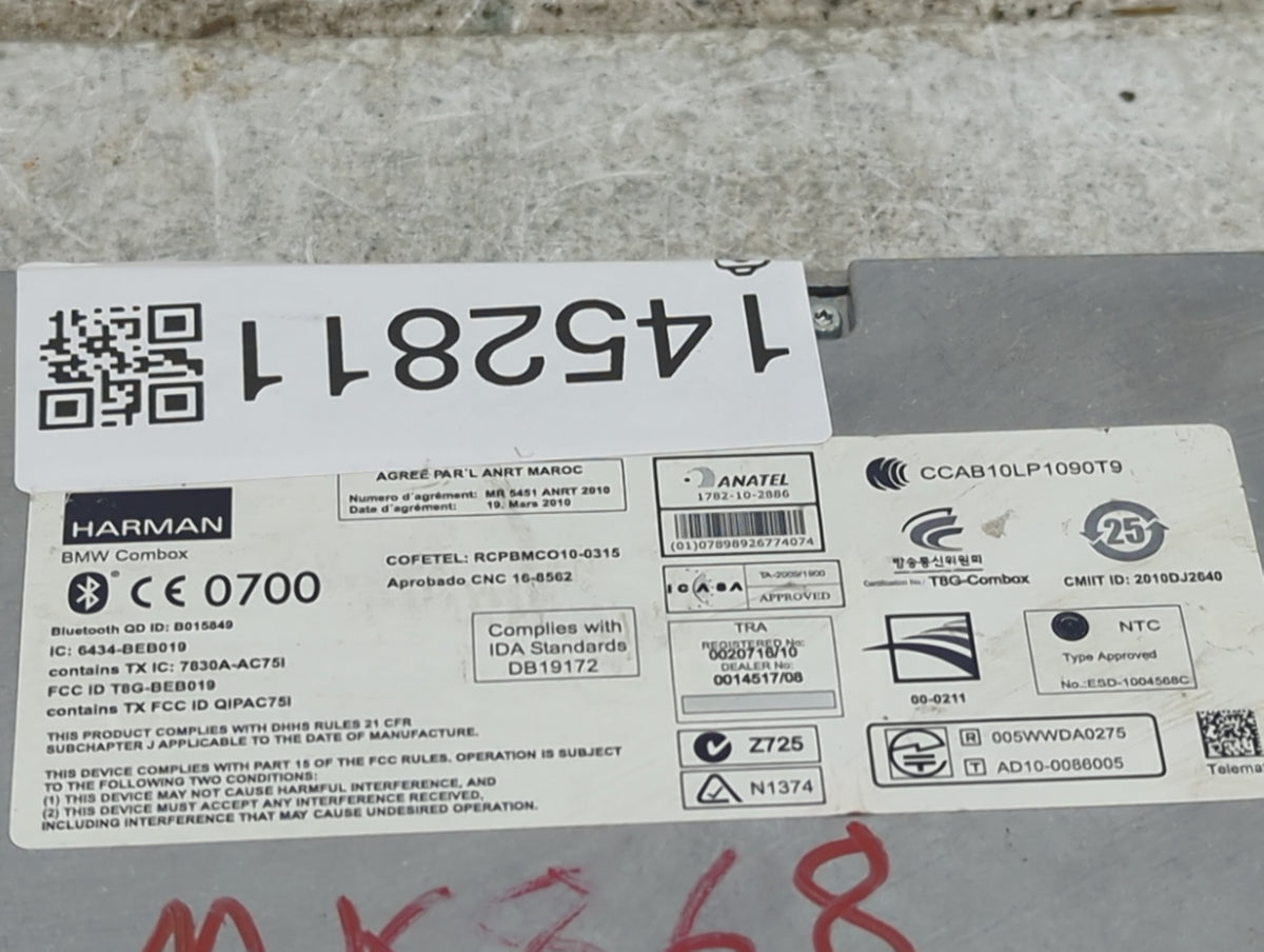 2012-2015 Bmw 328i Telematics Control Module 1452811 - Oemusedautoparts1.com