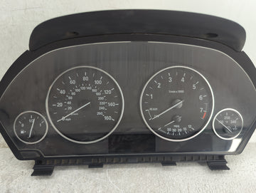 2013 Bmw 328i Instrument Cluster Speedometer Gauges P/N:9232894 9287505-01, 14369510, 1K928750501N Miles:109K Fits OEM Used 