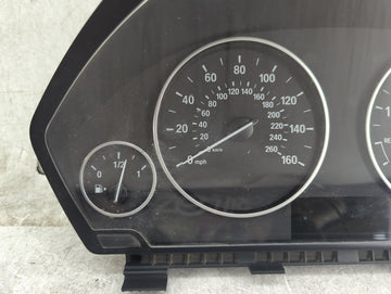 2013 Bmw 328i Instrument Cluster Speedometer Gauges P/N:9232894 9287505-01, 14369510, 1K928750501N Miles:109K Fits OEM Used Auto Parts
