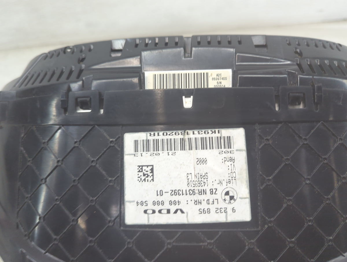 2012-2016 Bmw 328i Instrument Cluster Speedometer Gauges P/N:9311392-01 9232895 Miles: Fits Fits 2012 2013 2014 2015 2016 OE