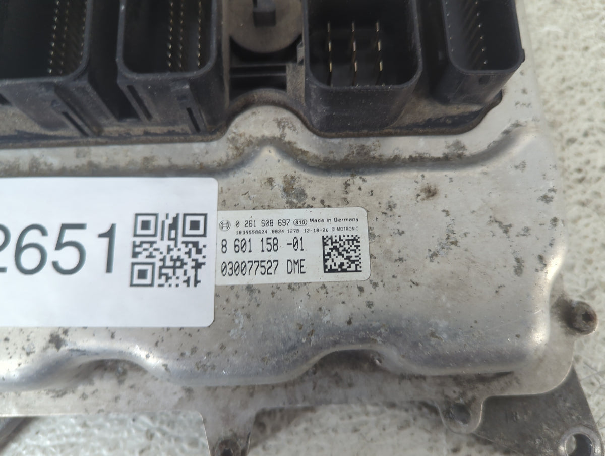 2012-2015 Bmw 328i PCM Engine Control Computer ECU ECM PCU OEM P/N:0261S08697 8601158-01, 030077527 Fits Fits 2012 2013 2014