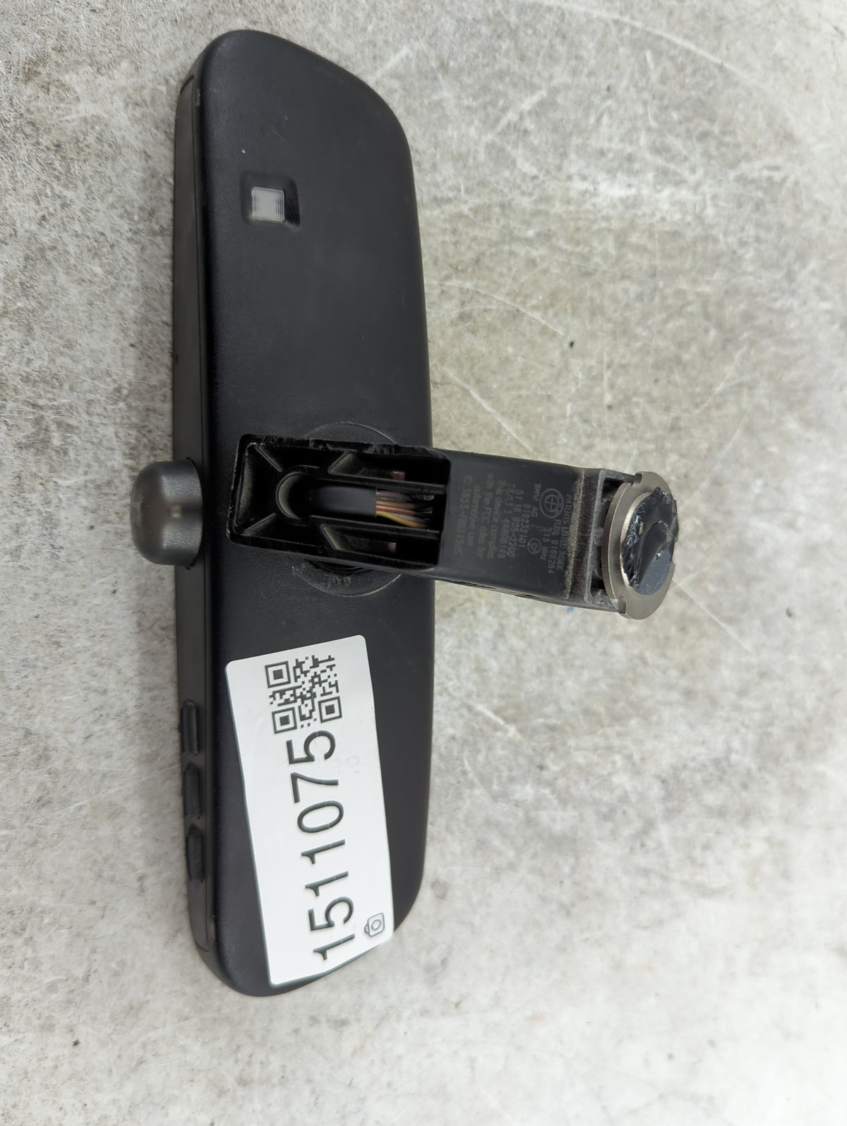 2013 Bmw 328i Interior Rear View Mirror Replacement OEM P/N:E1 048254 IC: 3855-FB031505 Fits OEM Used Auto Parts - Oemusedau